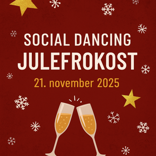 Invitation til Social Dancing Julefrokost den 21. november 2025